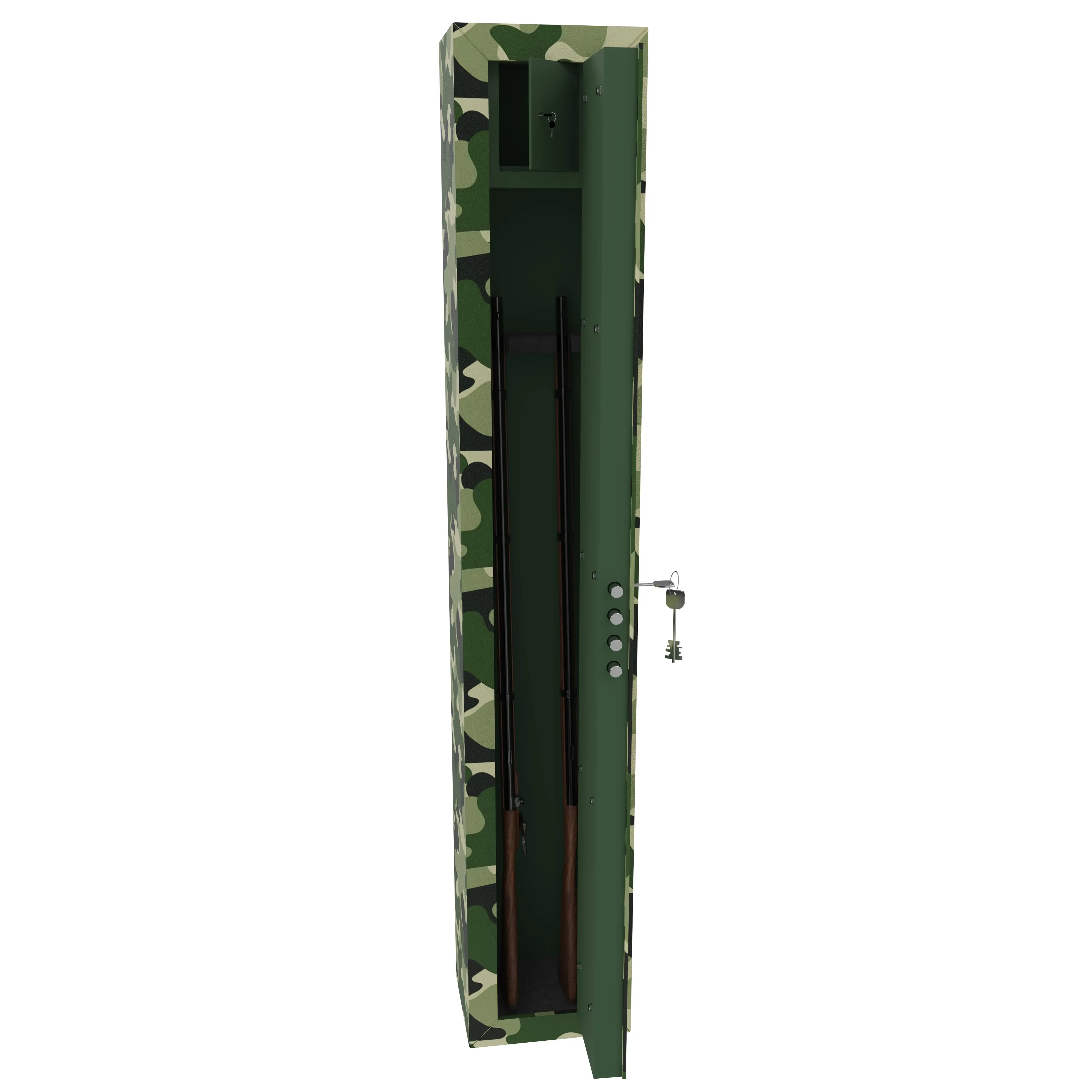 armadio-portafucili-armi-blindato-fuciliera-in-acciaio-con-cassetto-tesoretto-con-serratura-e-chiave-a-doppia-mappa-cassaforte-sicura-verde-mimetico-militare-fort-worth-145-x-25-x-20-cm-2-posti-191192-1