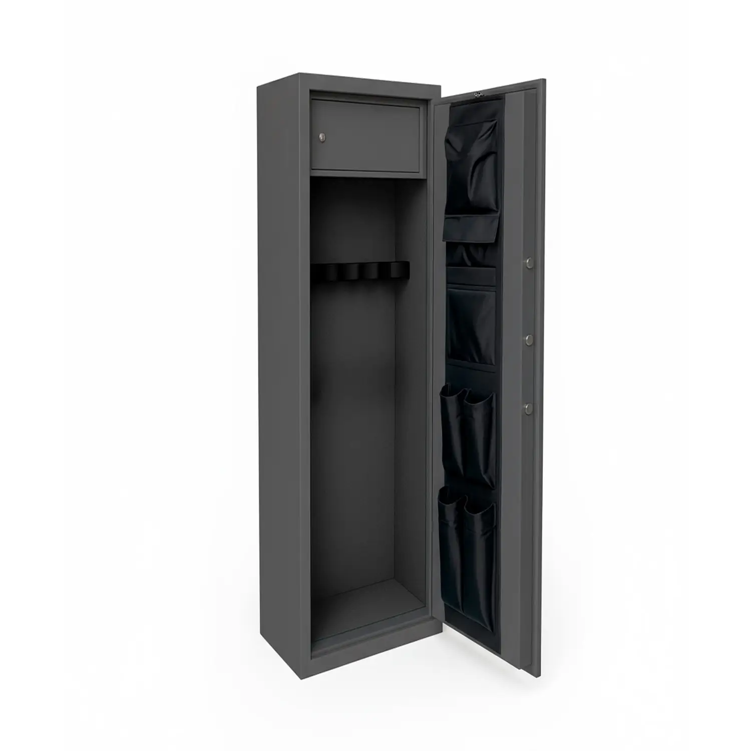 armadio-portafucili-armi-blindato-fuciliera-in-acciaio-con-serratura-digitale-e-chiave-tesoretto-tasca-porta-oggetti-cassaforte-sicura-florida-grigio-scuro-148x30x25-cm-3-posti-441006