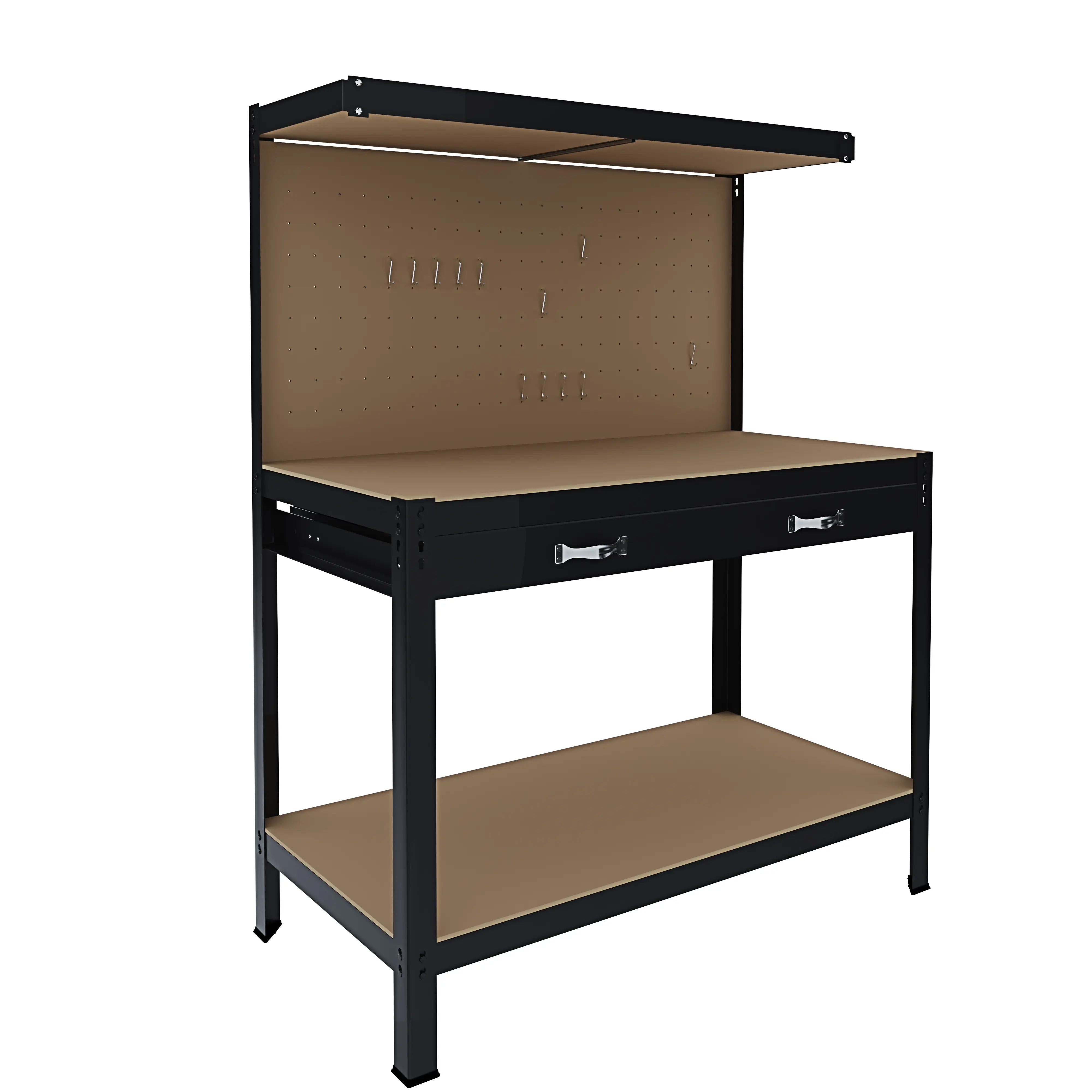 banco-tavolo-da-lavoro-a-3-livelli-con-piano-120-x-60-cm-portata-fino-a-370-kg-con-cassetto-e-parete-pannello-forato-porta-attrezzi-utensili-ideale-garage-officina-cantina-capannone-magazzino-nero-191276-1