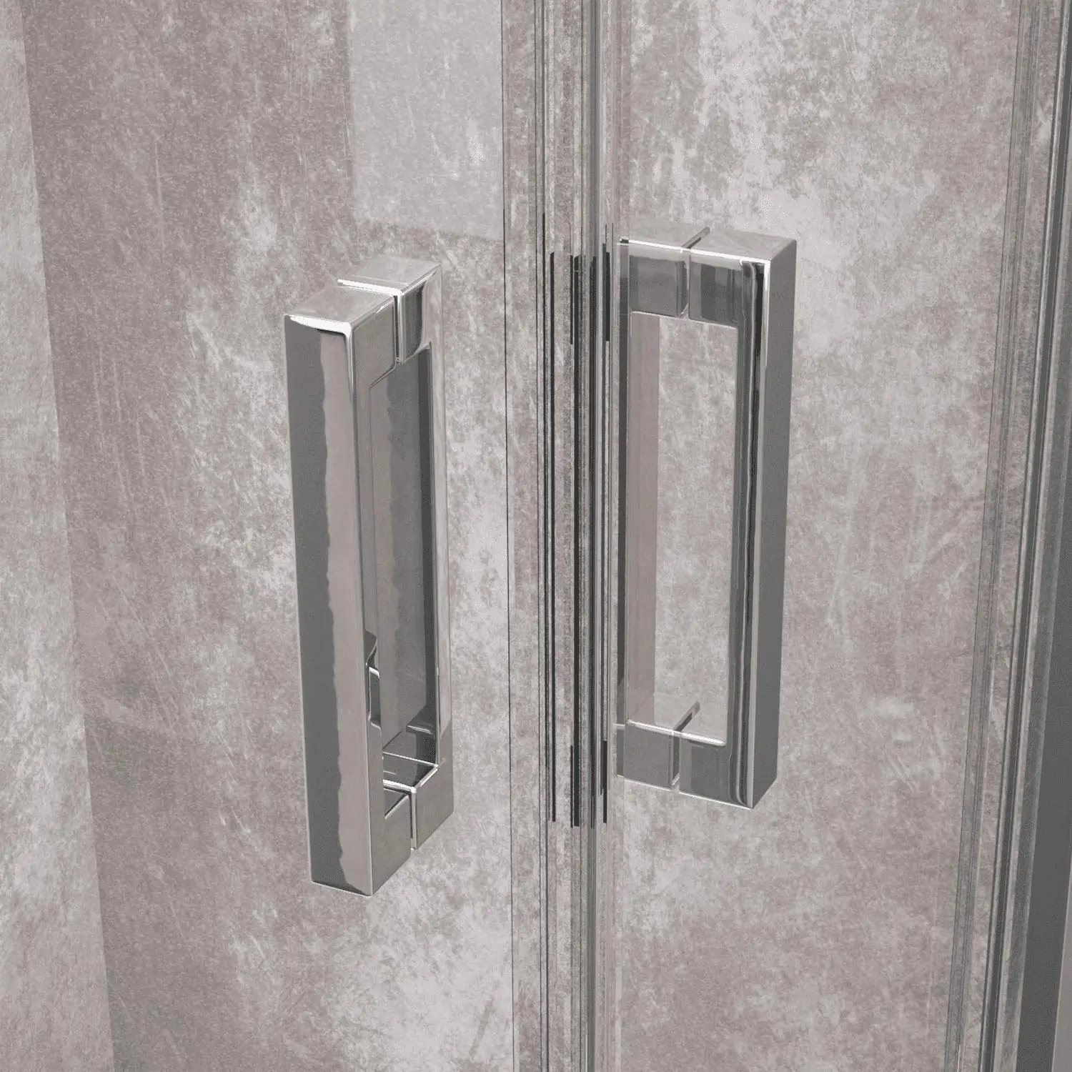 box-doccia-a-nicchia-altezza-195-cm-con-apertura-anta-scorrevole-in-cristallo-temperato-trasparente-da-6-mm-porta-bagno-struttura-alluminio-anodizzato-maniglie-acciaio-cromato-skien-100-x-195-cm-190995-2