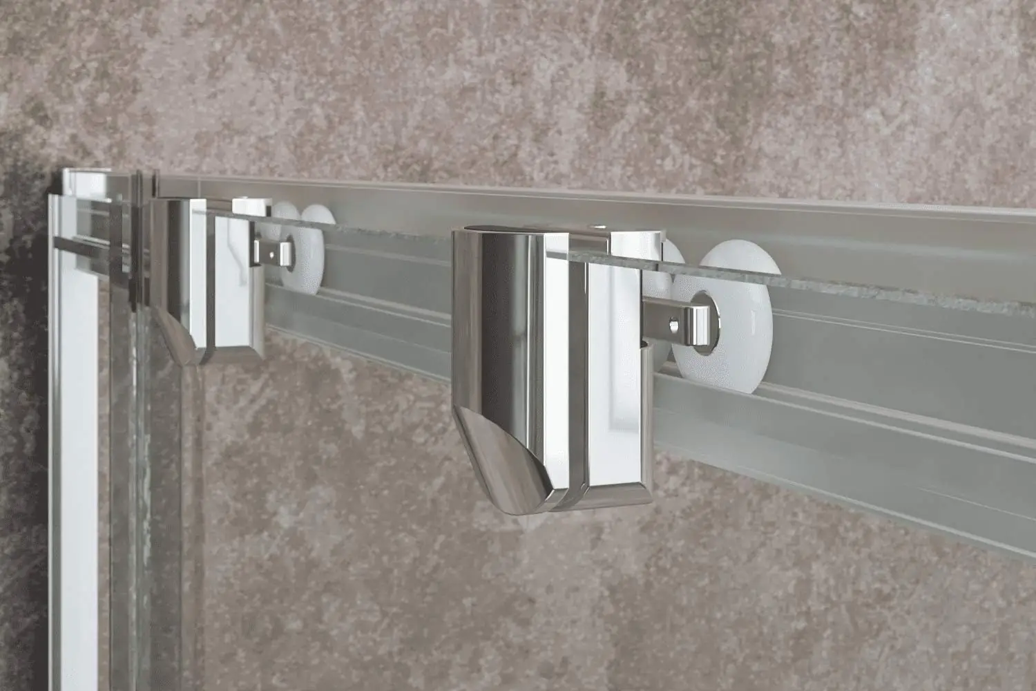Box Doccia Rettangolare 195 Cm H Cabina Bagno Con Porte Scorrevoli Ante In Cristallo Temperato Trasparente da 6 mm Struttura Alluminio Anodizzato Maniglie in Acciaio Cromato (70 x 80 cm)