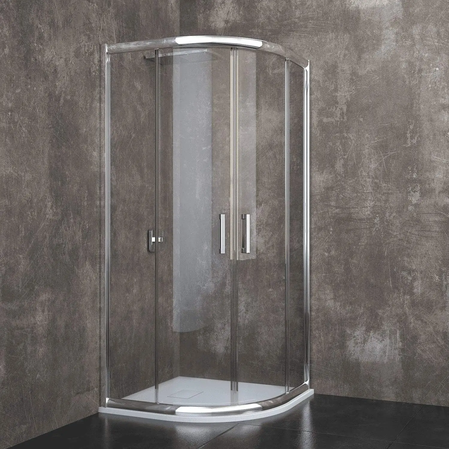 box-doccia-semicircolare-in-cristallo-temperato-trasparente-da-6-mm-con-porte-ante-scorrevoli-195-cm-h-struttura-alluminio-anodizzato-maniglie-in-acciaio-cromato-design-locarno-80-x-80-cm-191324-1