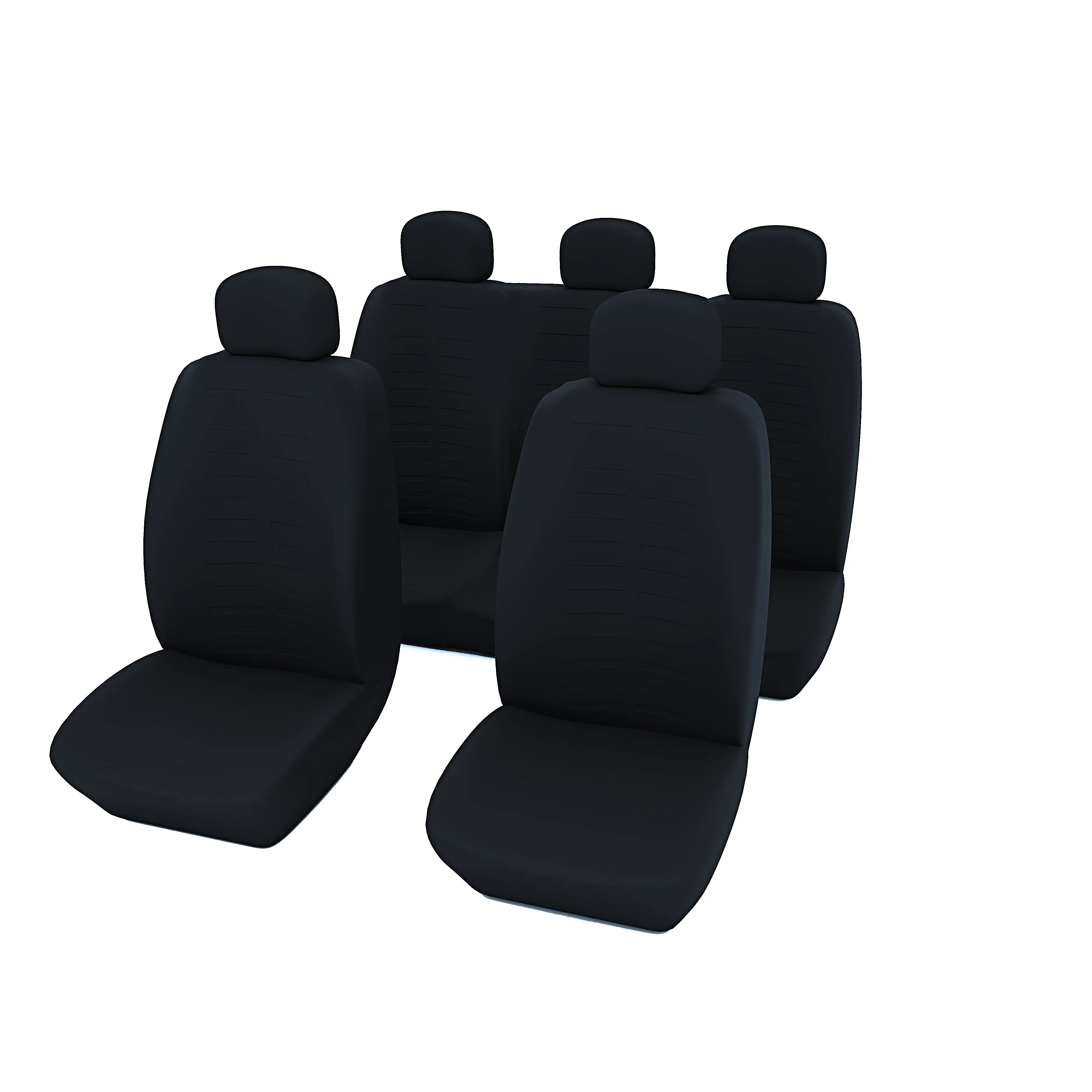 Coprisedili Auto Universali Copri-Sedili Tulare Anteriore Posteriore Coprisedile Macchina Protezione Schienale Guidatore Passeggeri Accessori Interno Tappezzeria Copri Poggiatesta Elasticizzato Nero