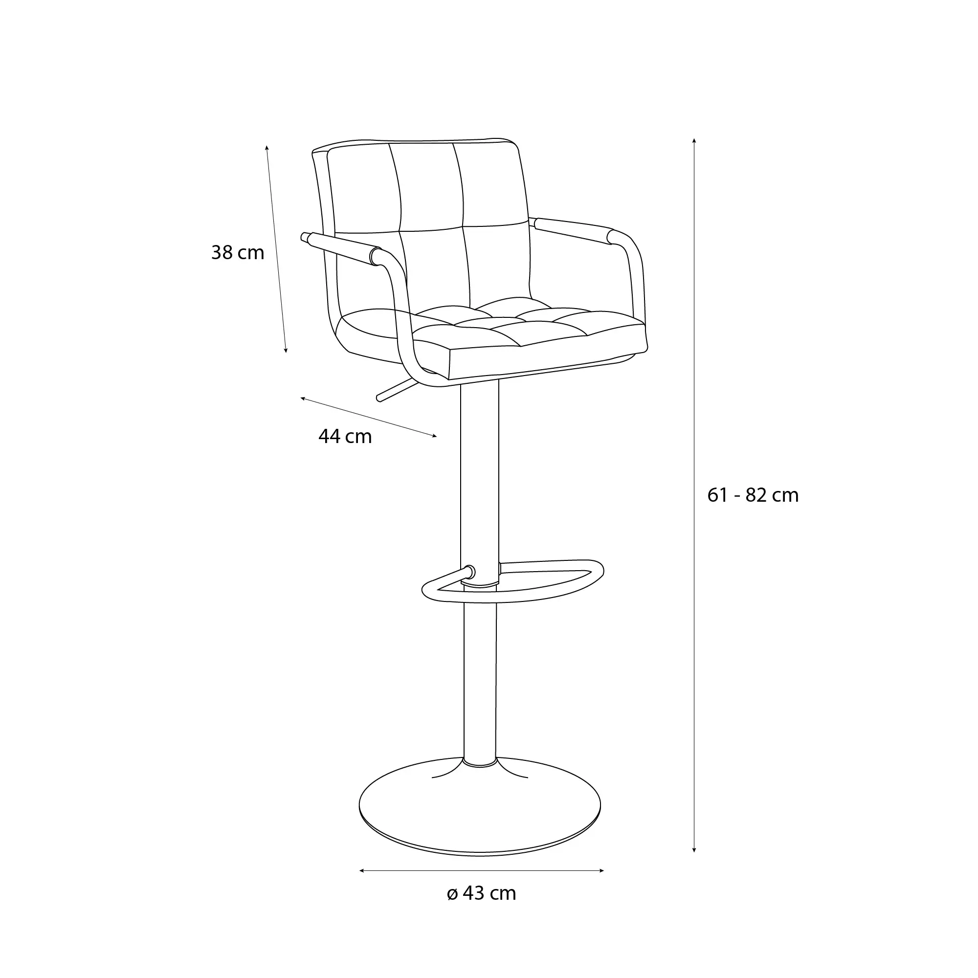 2 Sgabelli Tabriz da Bar Cucina Sedia in Ecopelle con Schienale Alto, Sgabello Girevole Ed Altezza Regolabile con Poggiapiedi per Casa, Design Elegante Moderno Colore Rosso