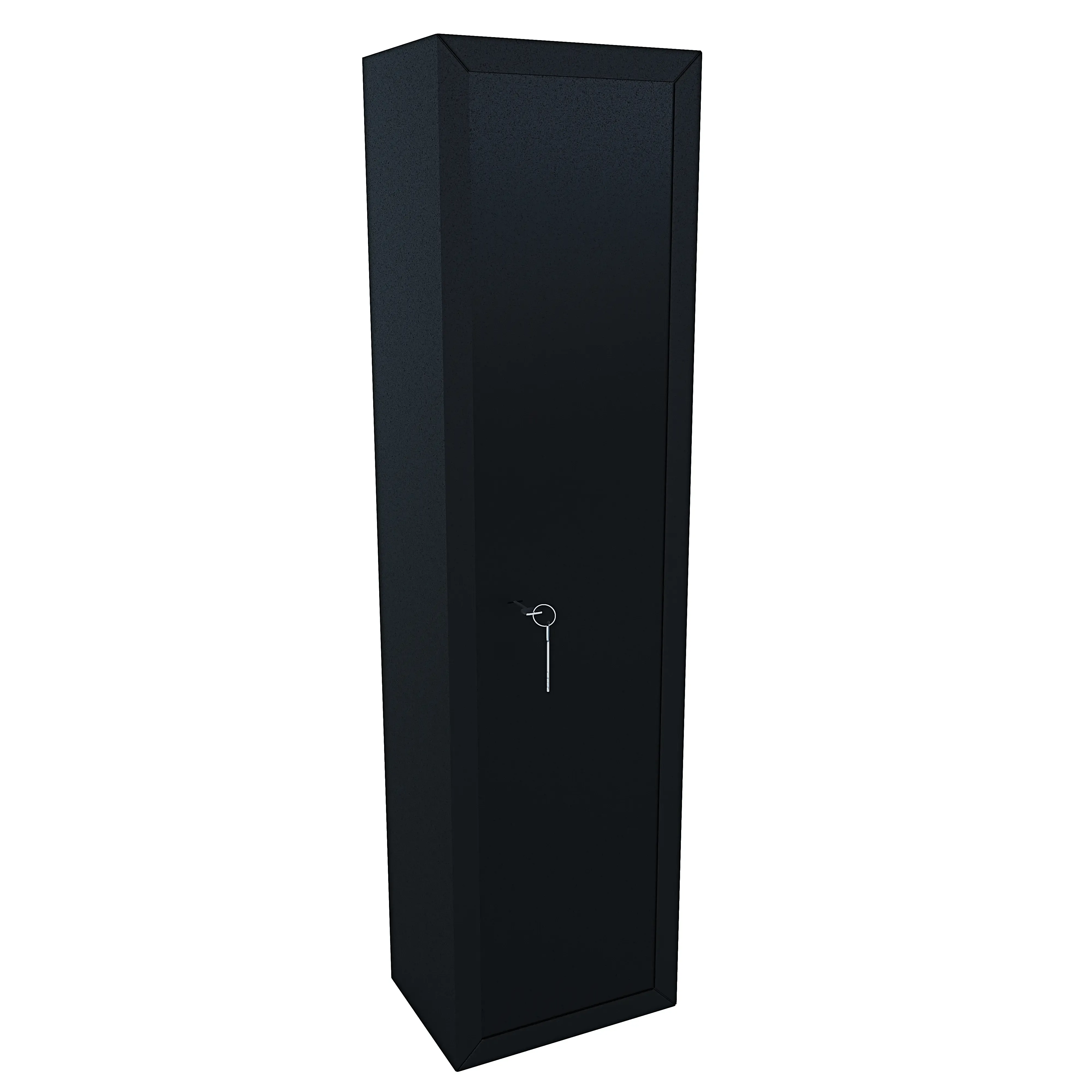 Armadio Portafucili Armi Blindato Fuciliera In Acciaio Con Cassetto Tesoretto Con Serratura E Chiave A Doppia Mappa Cassaforte Sicura Lubbock Colore Grigio Scuro (7 Posti)