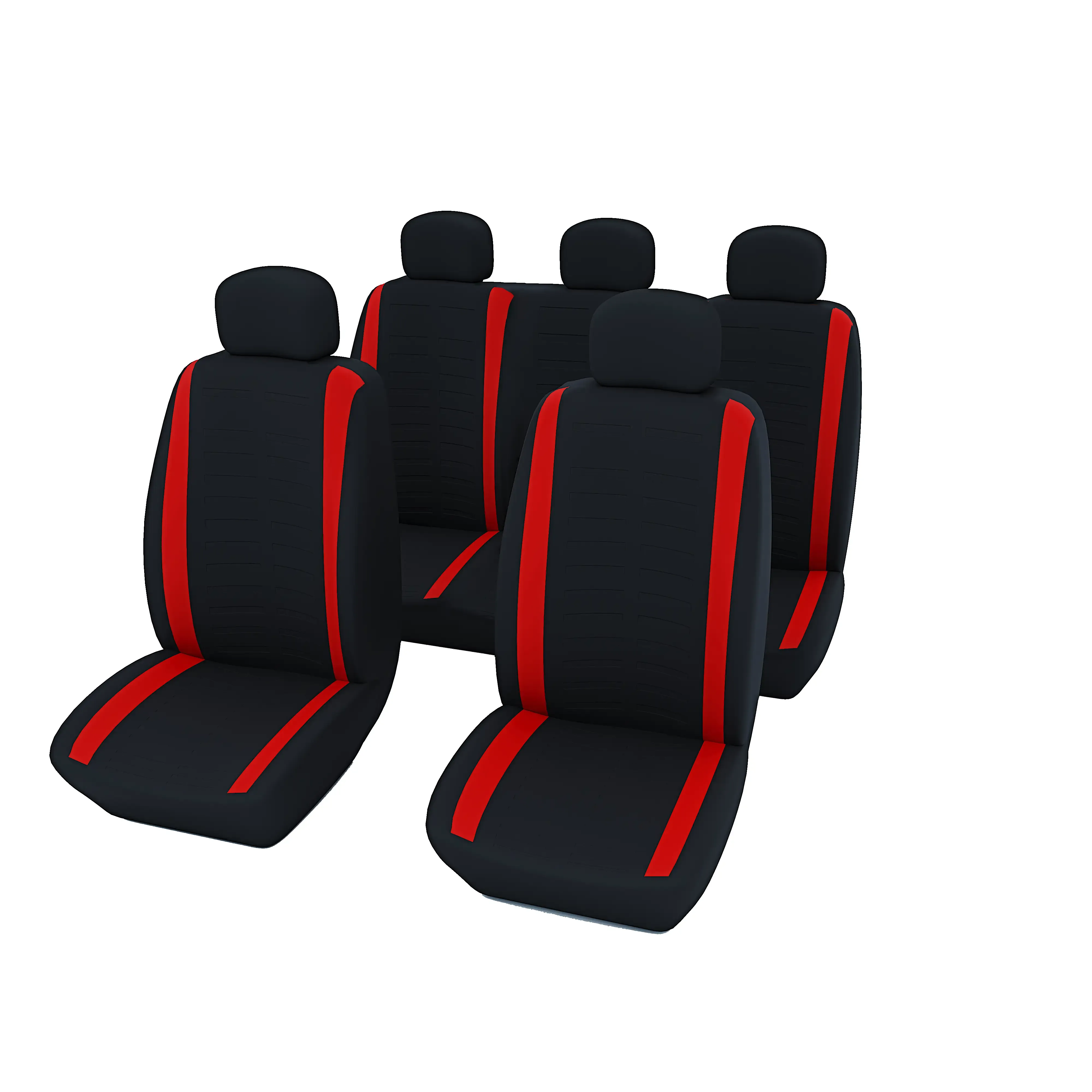 Coprisedili Auto Universali Copri-Sedili Tulare Anteriore Posteriore Coprisedile Macchina Protezione Schienale Guidatore Passeggeri Accessori Interno Tappezzeria Copri Poggiatesta Elasticizzato Rosso