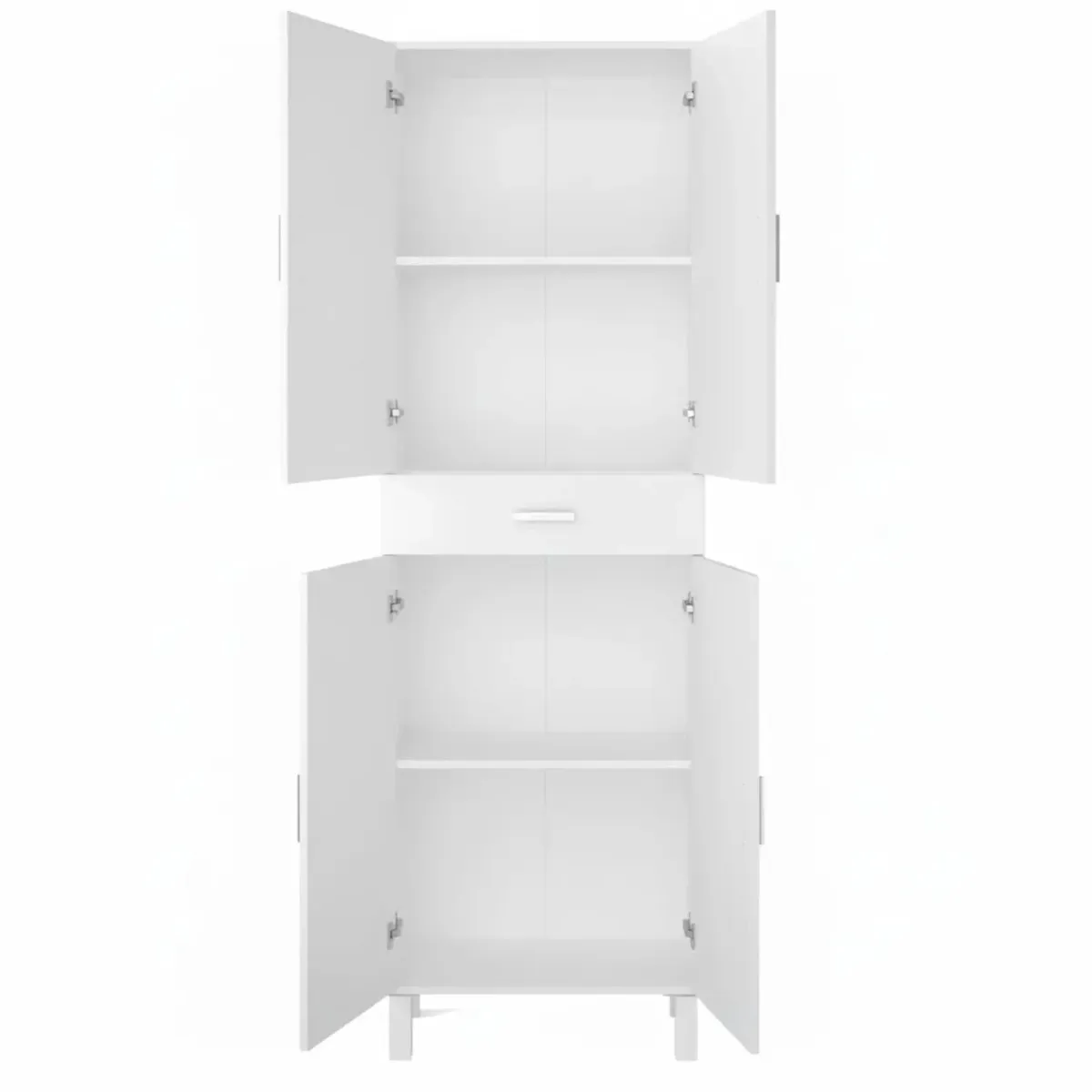 Colonna Bagno Con 4 Ante 4 Ripiani E Cassetto Mobile Alto Moderno Salvaspazio Con Mensole Regolabili Design Elegante Minimal Per Bagno Lavanderia Ripostiglio