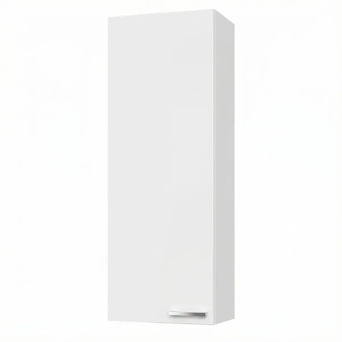 Pensile Da Bagno Sospeso Con 1 Anta E Ripiano Regolabile Mobile Armadietto Moderno Colonna Scaffale Salvaspazio Da Parete In Melamina Design Moderno 