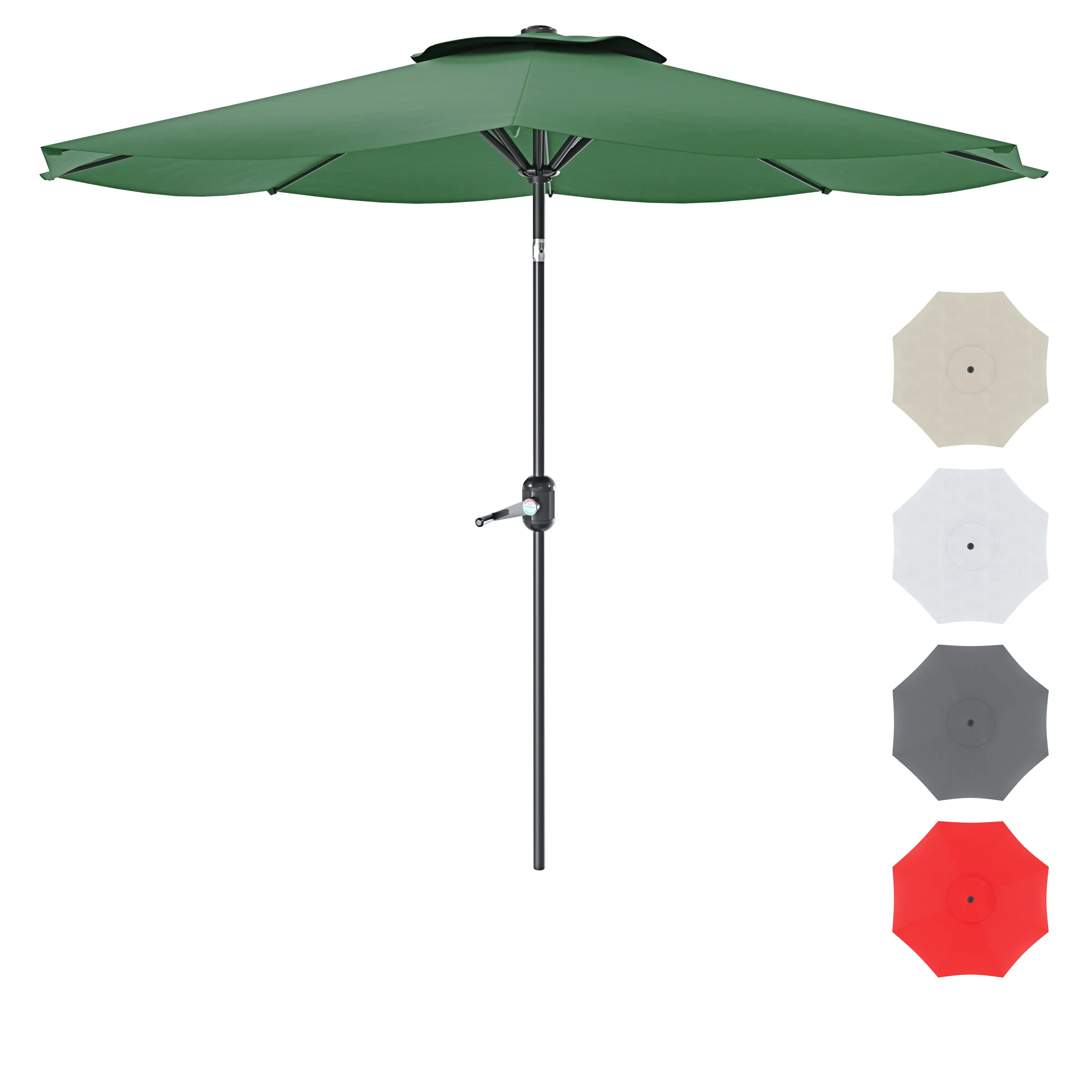 Ombrellone Giardino Parasole Balcone Air Inclinazione Regolabile Apertura Manovella Impermeabile Per Spiaggia Piscina Terrazzo