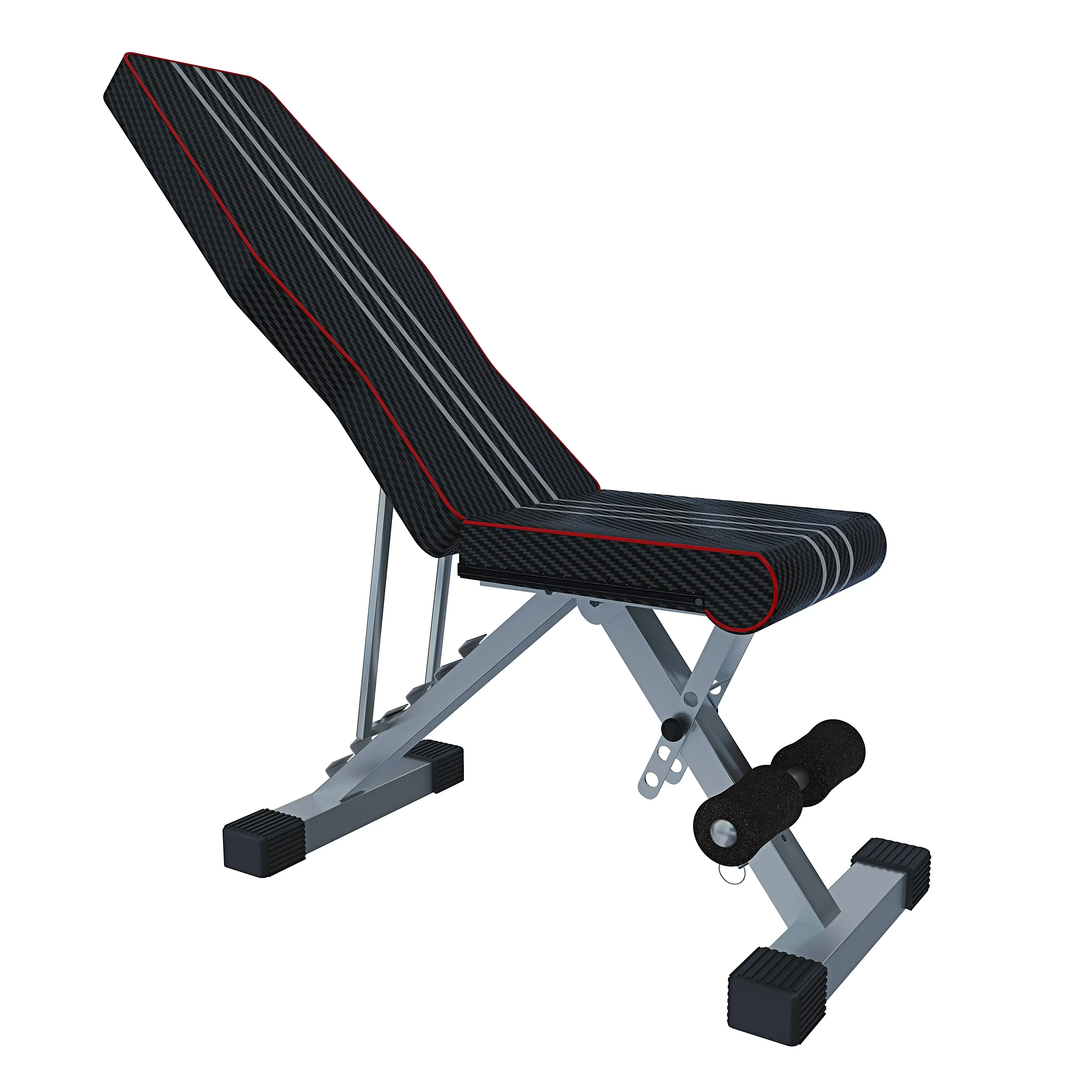 Panca Palestra Regolabile Per Addominali Multifunzione Pesi Fitness Allenamento Tutto Il Corpo Inclinazione Pieghevole Multiuso Design Moderno Funzionale Tulare Colore Nero 