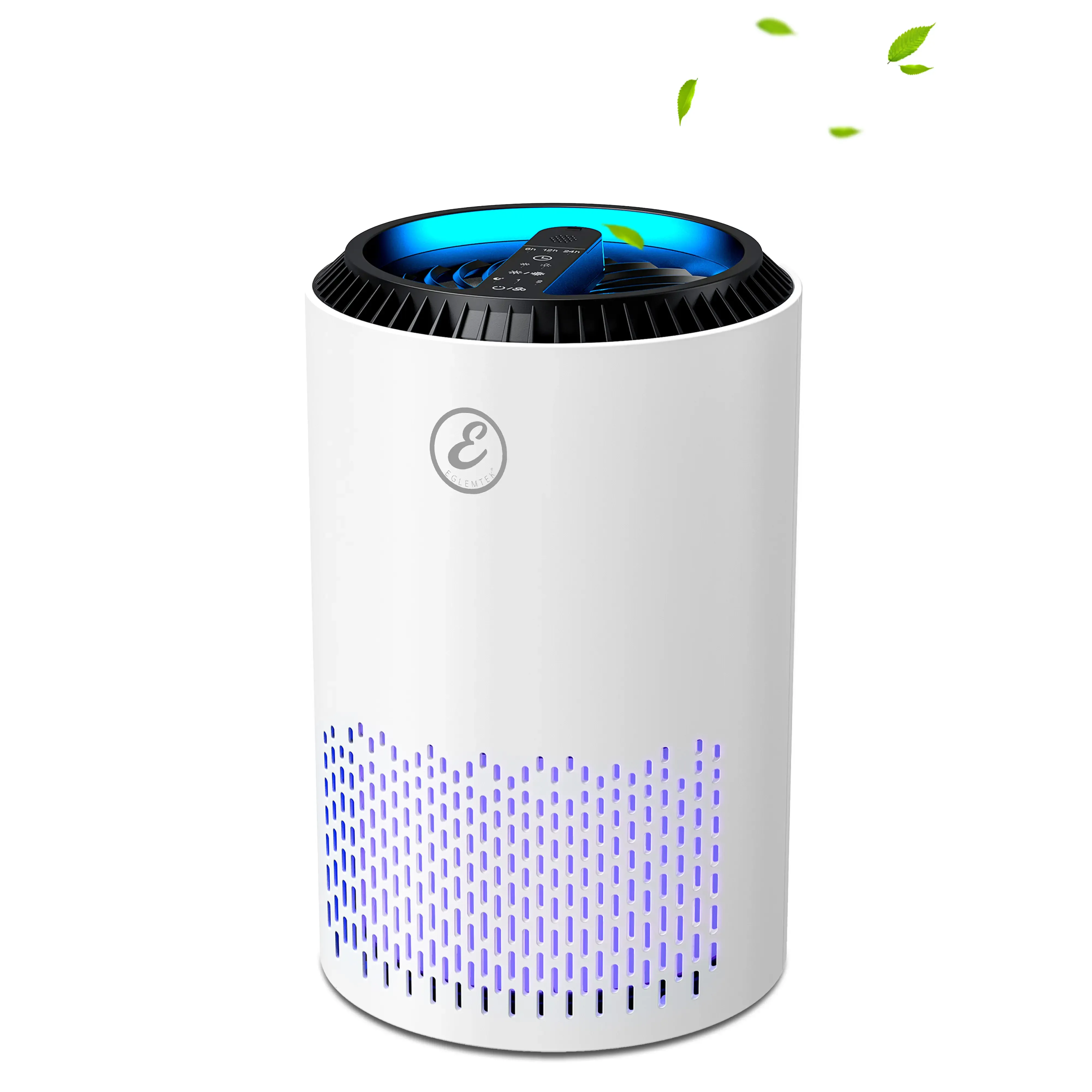 Purificatore D' Aria Portatile Air Purifier Con Filtro Hepa H13 22 Watt Elimina Odori Pollini Polvere Con Timer Ideale Per Camera Da Letto Soggiorno Bagno Ufficio Seminterrato 20 Mq Bianco