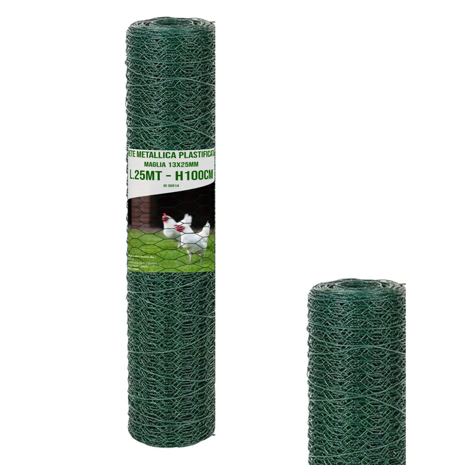 Rete Metallica Plastificata Esagonale Per Recinzione Reti Per Pollaio Pollame Animali Piante Recinzioni Conigli Filo Giardino Senza Corrente Verde Altezza 100 Cm Maglia Da 13 Mm Lunghezza 25 M