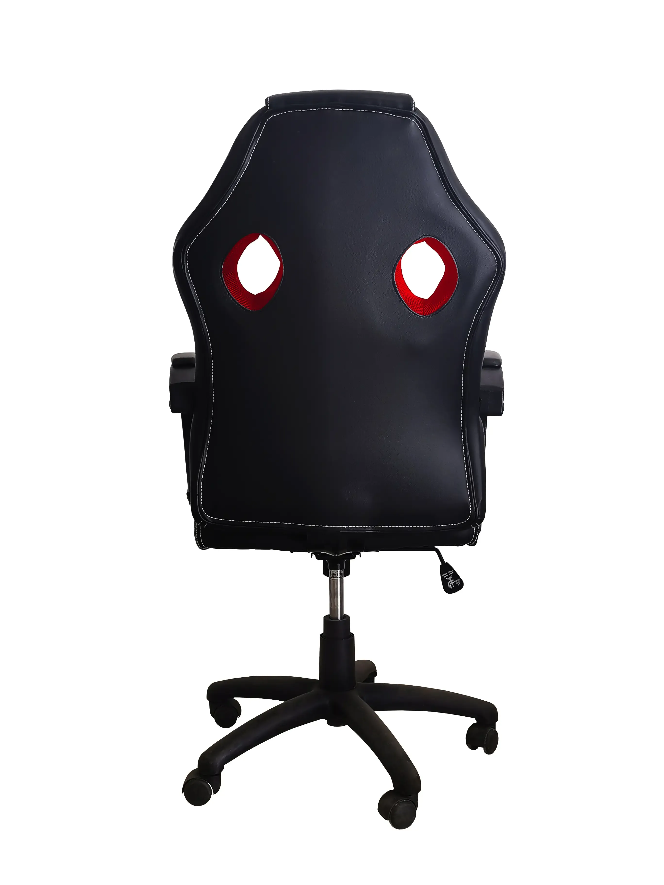 Sedia Gaming Stile Racing Girevole Ergonomica Poltrona Ufficio Scrivania Casa PC In Ecopelle Con Rotelle Braccioli Altezza Regolabile Inclinazione Meccanica Cary (Nero e Rosso)