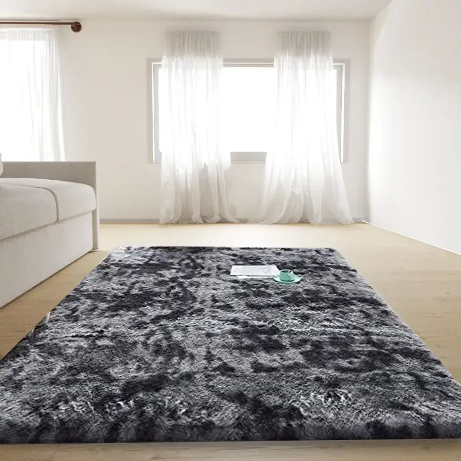Tappeto Peloso Shaggy A Pelo Alto Lungo Morbido Per Soggiorno Salotto Camera Antiscivolo Moderno In Diversi Colori E Misure, Colore Intenso e Brillante