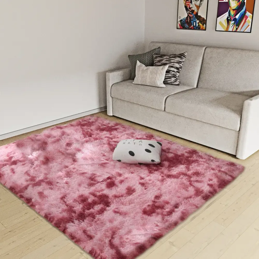 Tappeto Peloso Shaggy A Pelo Alto Lungo Morbido Per Soggiorno Salotto Camera Antiscivolo Moderno In Diversi Colori E Misure, Colore Intenso e Brillante