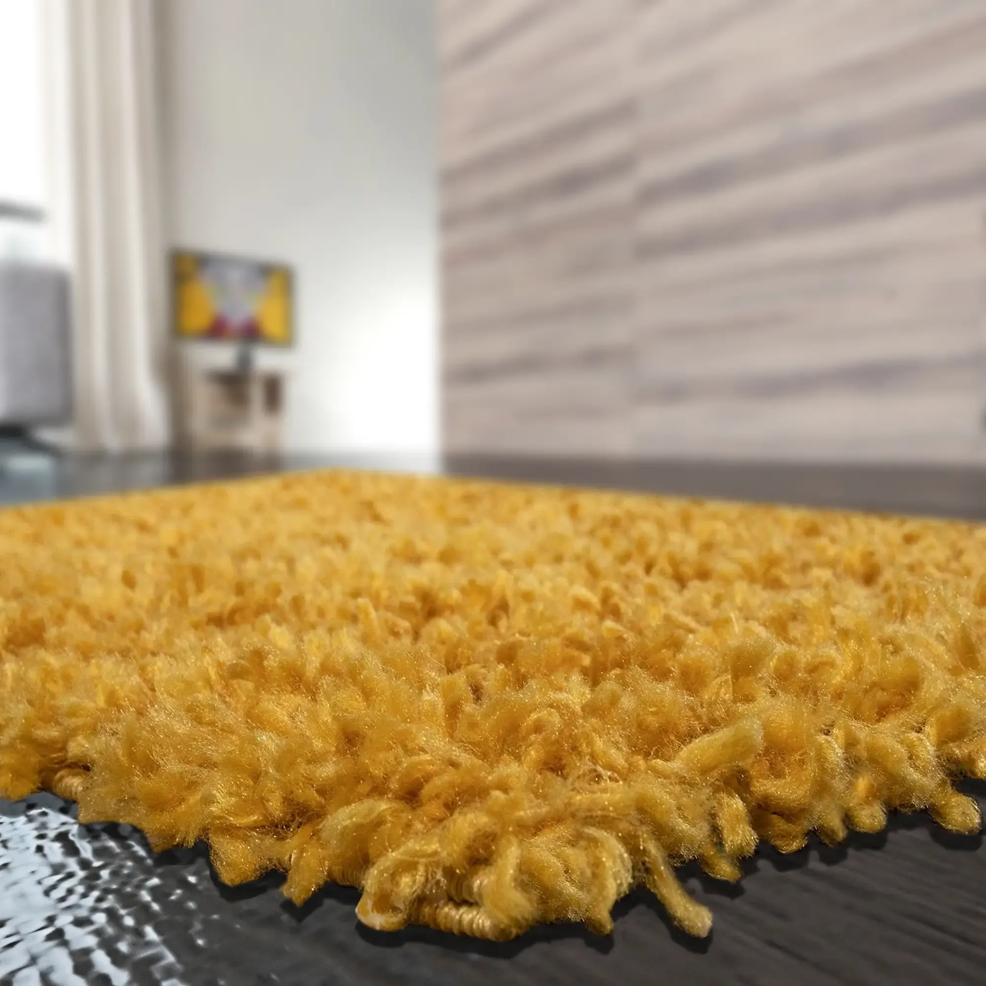 tappeto-shaggy-a-pelo-lungo-antiscivolo-moderno-per-salotto-camera-soggiorno-in-diversi-colori-e-misure-colore-intenso-e-brillante-150-cm-quadrato-giallo-190661-2