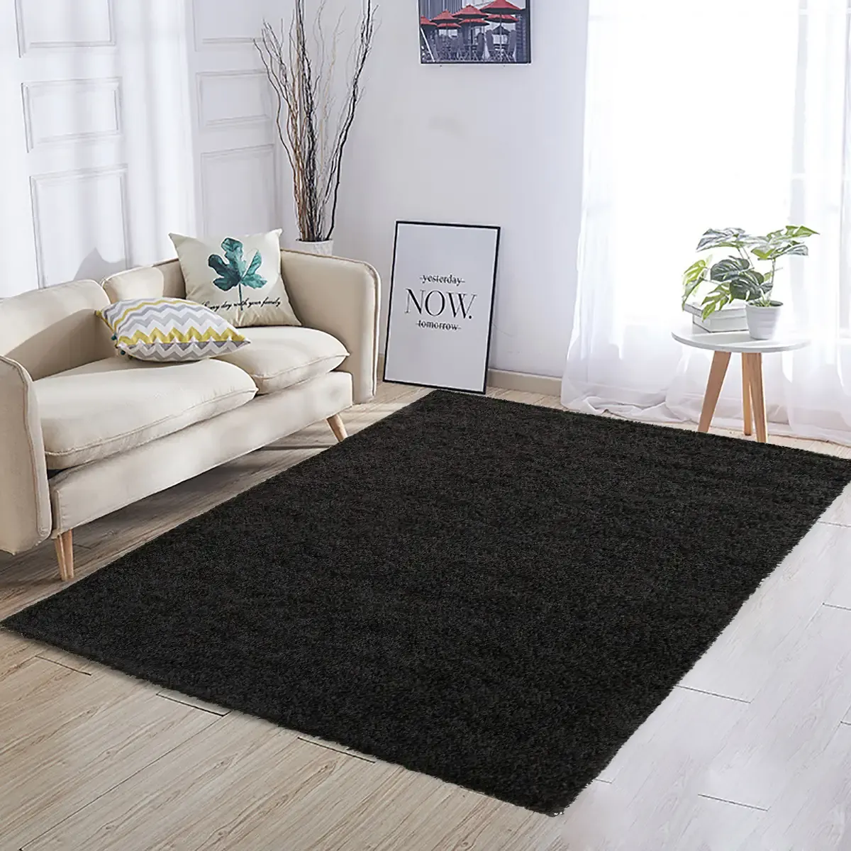 tappeto-shaggy-a-pelo-lungo-antiscivolo-moderno-per-salotto-camera-soggiorno-in-diversi-colori-e-misure-colore-intenso-e-brillante-70-x-250-cm-nero-190571-1