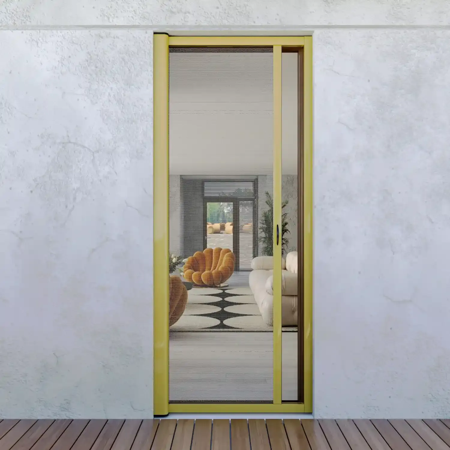 Zanzariera A Rullo Orizzontale 150 X 250 Cm Oro