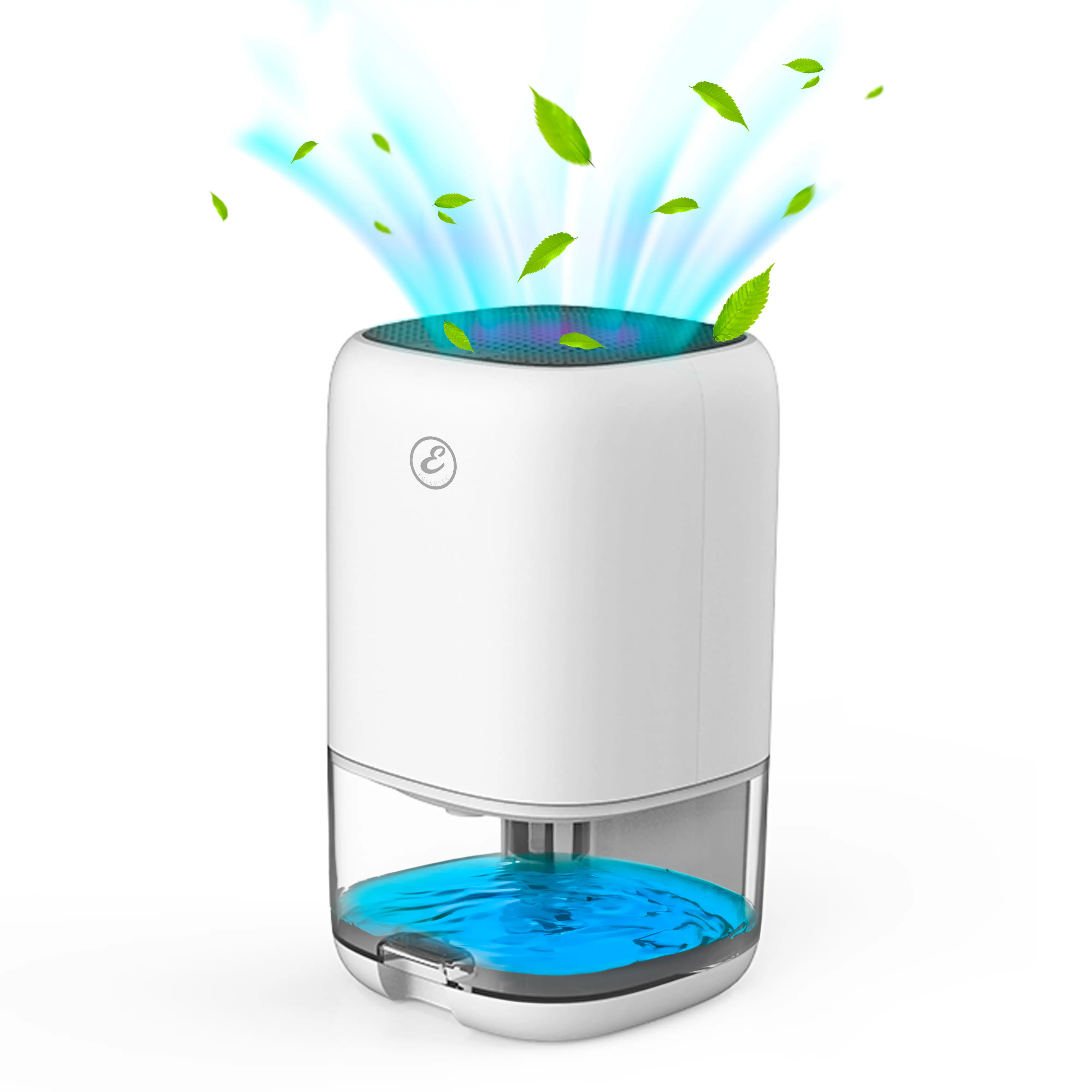 Deumidificatore Casa Tecnologia Peltier Timer Spegnimento Automatico Luce LED Colorata Portatile Super Silenzioso Adatto Camera Ufficio Bagno Cucina Soggiorno Design Gateshead Bianco 25 x 15 x 15 Cm