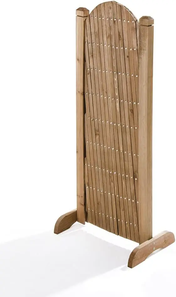 Griglia In Legno Pannello Estensibile Fino a 120 Cm Grigliato Divisorio Separè Alto 150 Cm Autoportante Per Balcone Giardino Terrazzo Piscina Privacy Decorazione Traliccio Pergolato Per Esterno