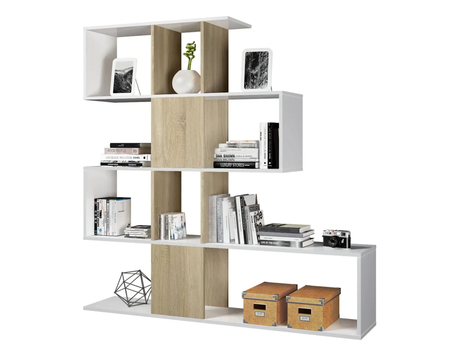 libreria-elche-design-zig-zag-scaffale-mensola-moderna-bianca-rovere-mobile-per-libri-con-ripiani-per-soggiorno-salotto-145-x-145-x-29-cm-colore-bianco-e-rovere-439152