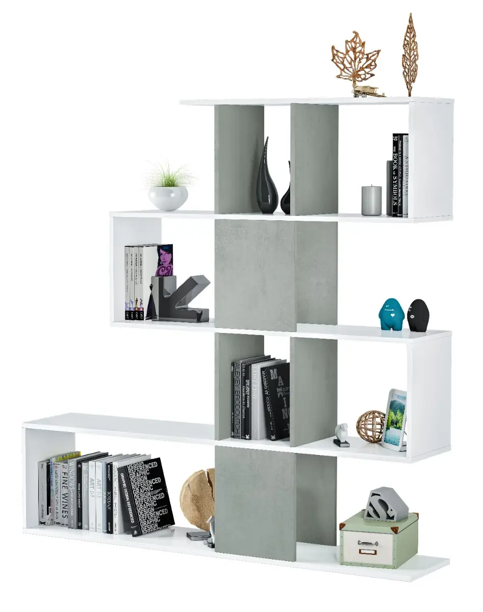 libreria-elche-design-zig-zag-scaffale-mensola-moderna-mobile-per-libri-con-ripiani-per-soggiorno-salotto-145-x-145-x-29-cm-colore-bianco-e-grigio-cemento-439253