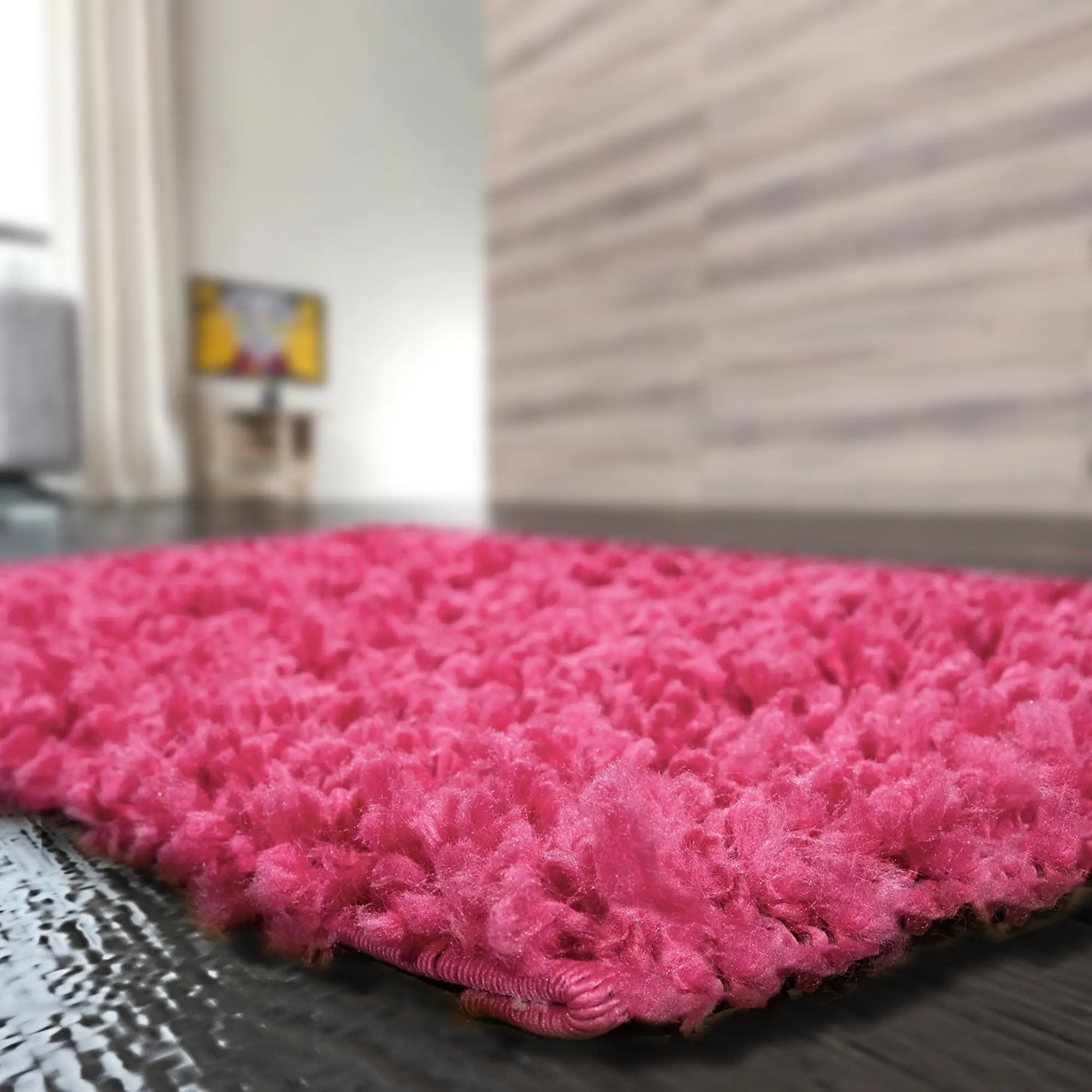 tappeto-shaggy-a-pelo-lungo-antiscivolo-moderno-per-salotto-camera-soggiorno-in-diversi-colori-e-misure-colore-intenso-e-brillante-quadrato-150-x-150-cm-rosa-190593-2