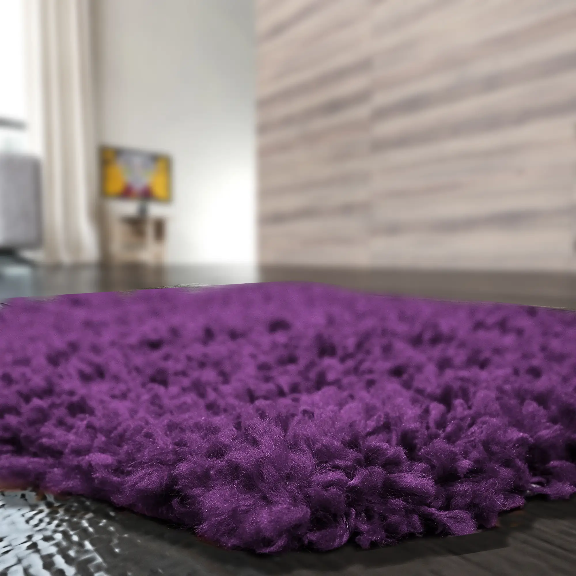 tappeto-shaggy-a-pelo-lungo-antiscivolo-moderno-per-salotto-camera-soggiorno-in-diversi-colori-e-misure-colore-intenso-e-brillante-rotondo-160-cm-viola-190624-2