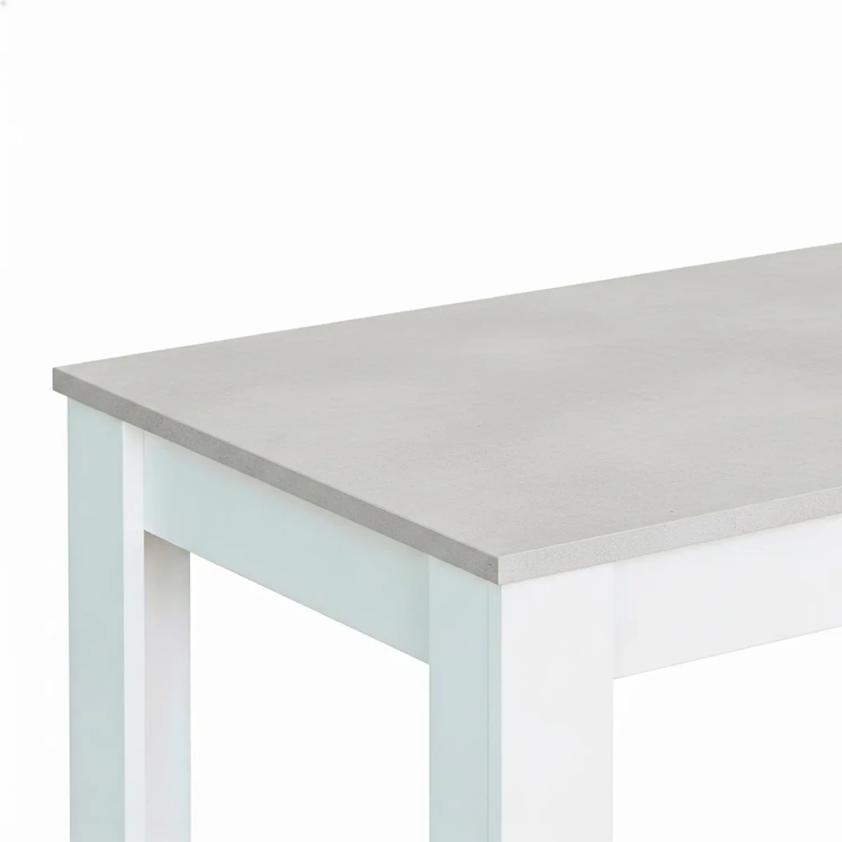 Tavolo Da Pranzo 4 Posti Fisso Stile Nordico Moderno Minimal Tavolino Per Cucina Sala Da Pranzo Soggiorno Zona Living 108.5 x 67 x 78 Cm