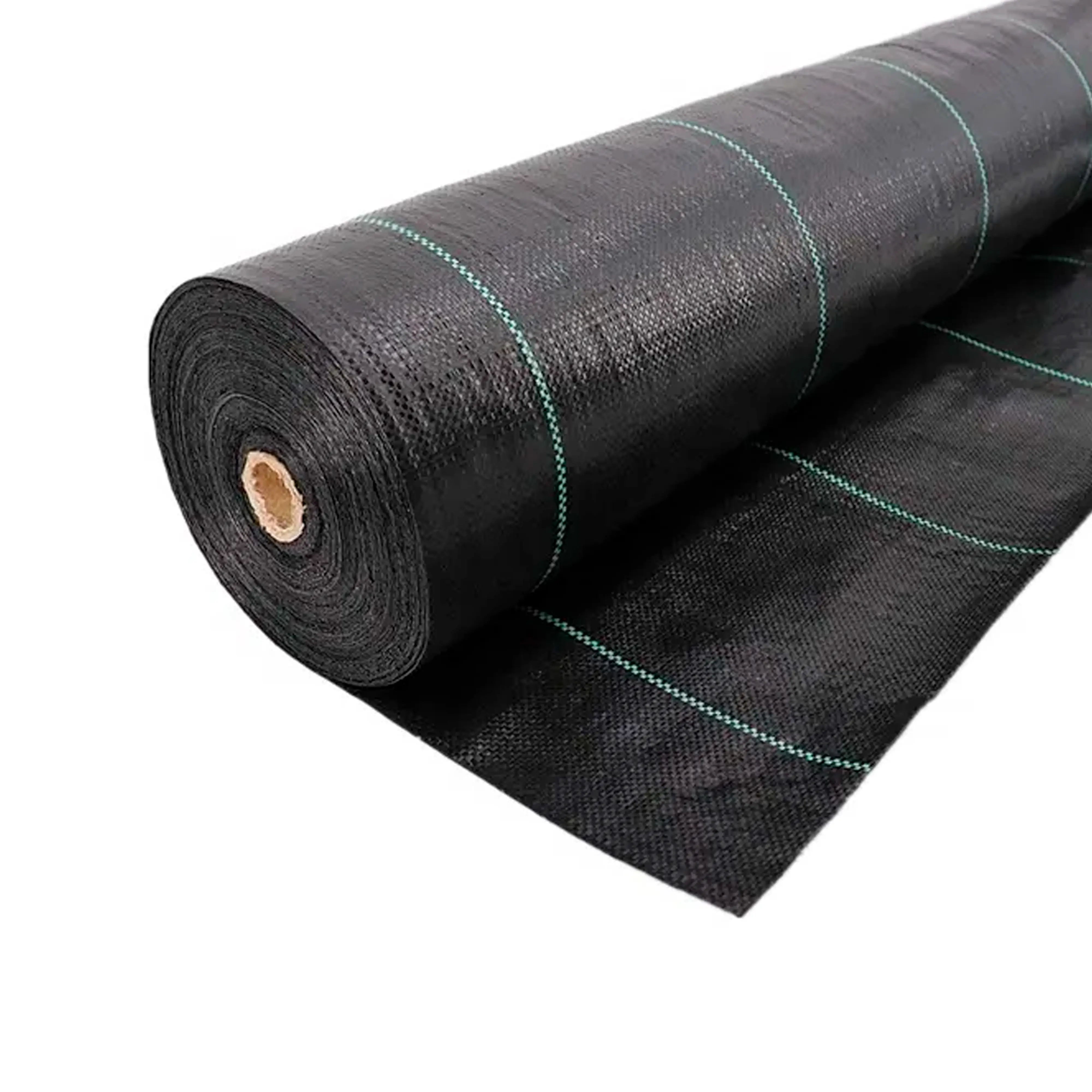 Telo Pacciamatura in Rotoli 90gr/mq Anti Erbacce Pacciamante per Orto Giardino Elevata Stabilizzazione Raggi UV Permeabile Drenante Copertura Terreno Antialga Calpestabile (H 160 cm x 100 M, Nero)