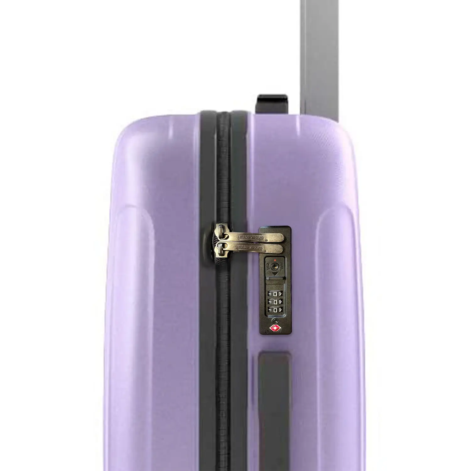TROLLEY SAMMY "TRAVELZONE" PURPLE - RIGIDO CON 4 RUOTE IN ABS POLICARBONATO ANTIGRAFFIO RIGIDO IMPERMEABILE